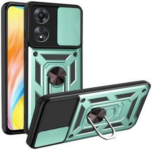 PC + TPU чохол Camshield armor для OPPO A38 (CPH2579) / зелений 093600 фото