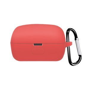 Силиконовый чехол с карабином для Sony LinkBuds WFL900 красный 89642 фото