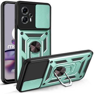 PC + TPU чохол Camshield armor для Motorola G23 / зелений 89388 фото