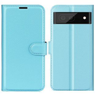 Чехол книжка Lichee для Google Pixel 6a голубой 089840 фото
