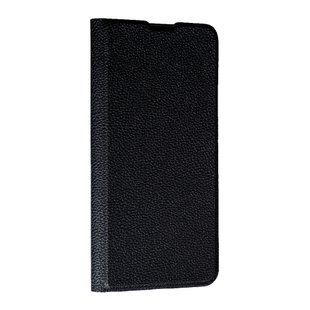 Кожаный чехол книжка Fibra case на Xiaomi Redmi Note 13 Pro Plus (5G) / черный 09588 фото