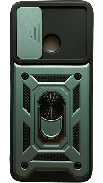 PC + TPU чохол Camshield armor на Xiaomi Redmi 10C / сіро-зелений 086018 фото