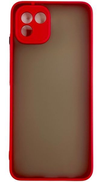 TPU чохол накладка Matte Color Case для Samsung Galaxy A03 червоний 092598 фото