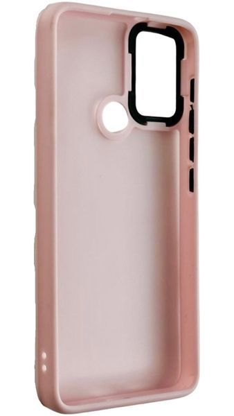 TPU чохол Matte Color для Motorola E40 рожевий 86029 фото