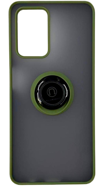 TPU чохол накладка Matte Ring Magnit для ZTE Blade A72 св.зелений 90636 фото
