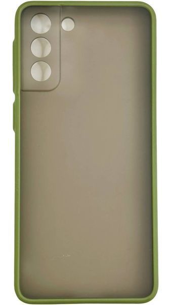 TPU чехол накладка Matte Color Case для Samsung Galaxy S21 Plus светло-зеленый 092198 фото