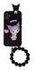 Силіконовий 3D чохол SpongeBob love для iPhone 11 / з ремінцем / чорний 202752 фото 1