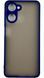 TPU чохол накладка Matte Color Case для Realme 10 4G синій 92648 фото 2