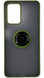 TPU чохол накладка Matte Ring Magnit для ZTE Blade A72 св.зелений 90636 фото 2