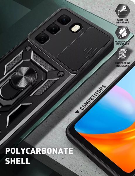 PC + TPU чохол Camshield Armor для Infinix Hot 50 Pro Plus / синій 097998 фото
