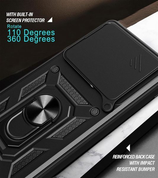 PC + TPU чехол Camshield armor для Xiaomi 15T Pro / зеленый 100676 фото