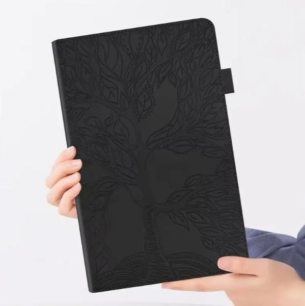 Чохол книжка Wood Book на планшет Xiaomi Redmi Pad 2 Pro (12.1") / чорний 100836 фото
