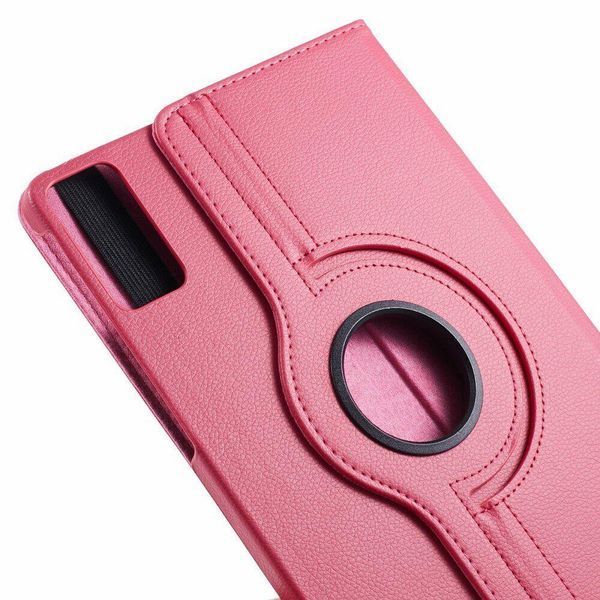 Шкіряний чохол-книжка 360 на Xiaomi Redmi Pad SE (11") / малиновий 093010 фото