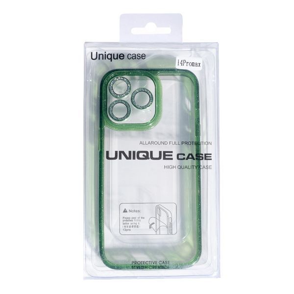 TPU чохол Brilliant на iPhone 14 Pro Max (на айфон 14 про макс) зелений 086620 фото