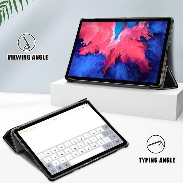 Шкіряний чохол книжка Crazy Horse для Lenovo Tab P11 Plus (11") / butterfly 093918 фото