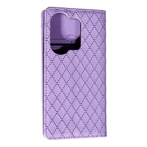Чохол книжка Deluxe на Xiaomi Redmi Note 13 Pro (4G) / фіолетовий 096310 фото