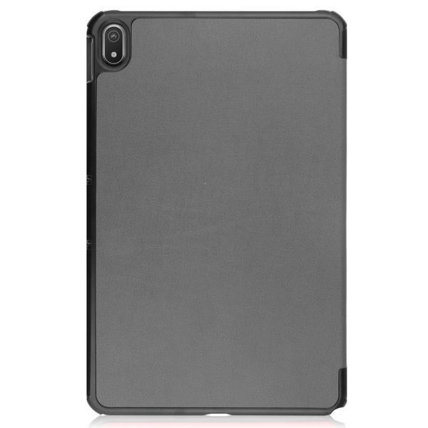 Шкіряний чохол-книжка Crazy Horse для Nokia T20 сірий 90041 фото