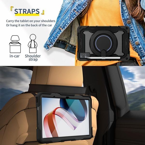 Чохол Rainbow Armor Tablet на Xiaomi Redmi Pad SE 11" / чорний 097793 фото