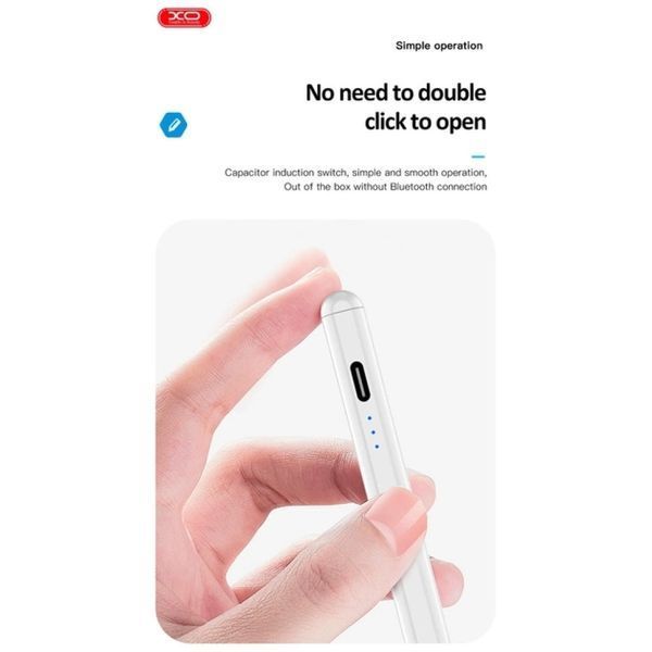 Стилус XO ST-03 Active Magnetic Capacitive Pen iPad білий 094322 фото