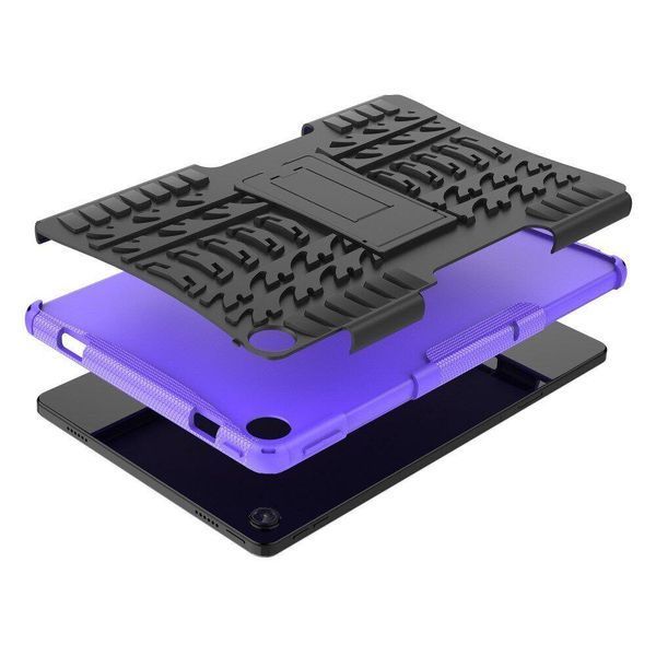 PC + TPU чехол Armor на Lenovo Tab M10 Plus (3 Gen) фиолетовый 093365 фото