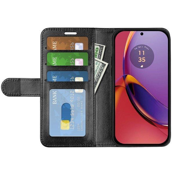 Чохол книжка Book case для Motorola G84 / чорний 093322 фото