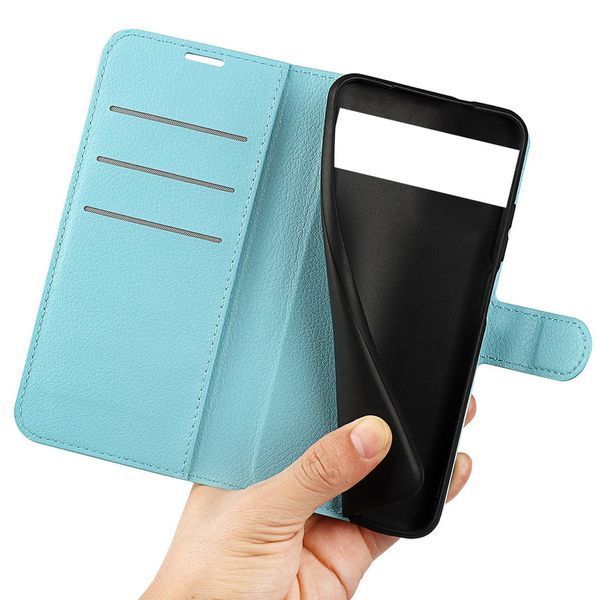 Чехол книжка Lichee для Google Pixel 6a голубой 089840 фото