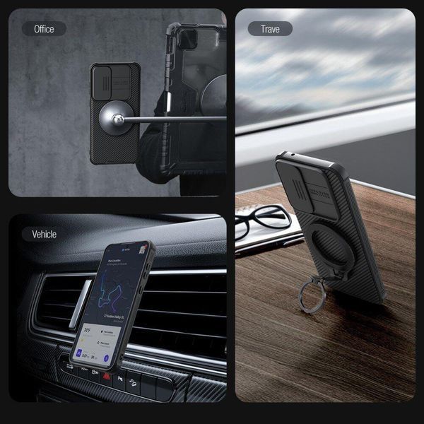 Чехол CamShield Pro Magnetic Case на Samsung Galaxy A55 черный 096610 фото