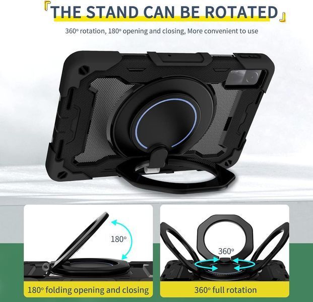 Чохол Rainbow Armor Tablet на Xiaomi Redmi Pad SE 11" / чорний 097793 фото