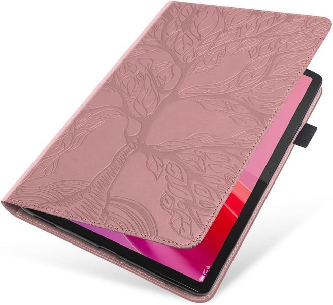 Чохол книжка Wood book для Lenovo Tab M11 (11") / рожевий 095642 фото