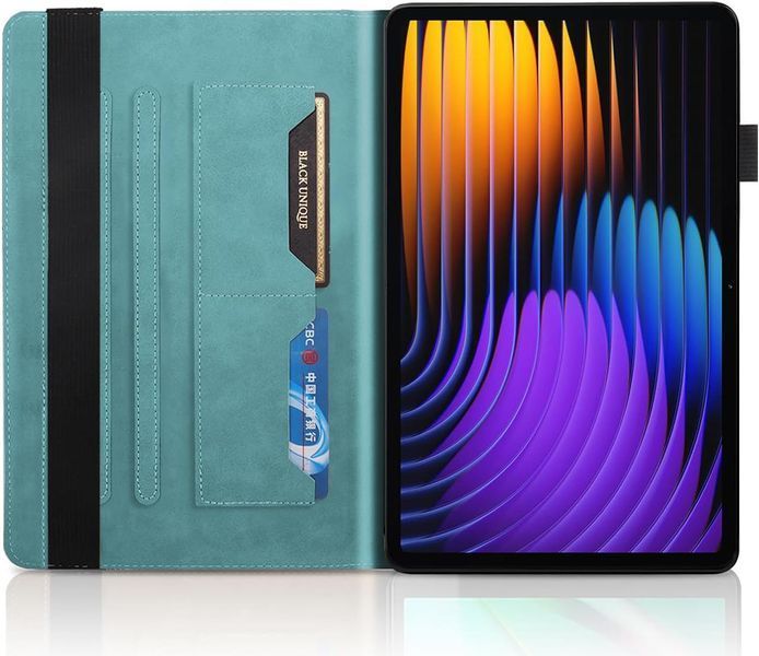 Чохол книжка Wood Book на планшет Xiaomi Pad 7 (11.2") / блакитний 099875 фото