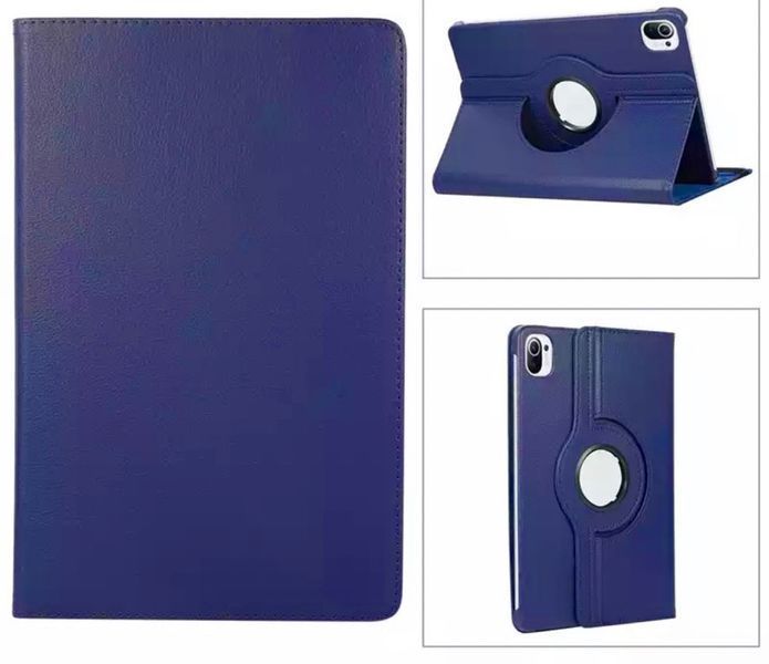 Шкіряний чохол книжка 360 на Xiaomi Mi Pad 5 / Xiaomi Pad 5 Pro (11") / синій 087293 фото