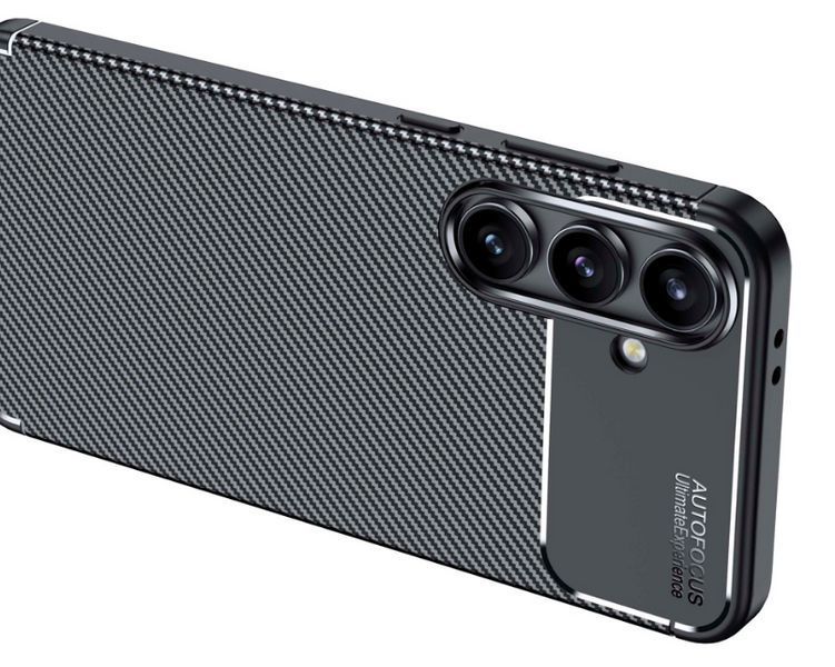 TPU чохол накладка Autofocus для Samsung Galaxy S24 FE / чорний 201766 фото