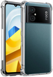 Чехол WXD Силикон противоударный для Poco M5 (на поко м5) прозрачный