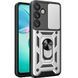 PC + TPU чохол Camshield Armor для Samsung Galaxy S25/сріблястий 099802 фото 1