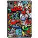 Кожаный чехол книжка Crazy Horse для Lenovo Xiaoxin Pad 2024 (11") / graffiti 094726 фото 3