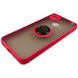 TPU чохол накладка Matte Ring Magnit для Xiaomi Redmi 10A (наредмі 10а) червоний 085630 фото 2