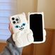 Гумовий 3D чохол для iPhone 14 / Finger cat 098648 фото 1