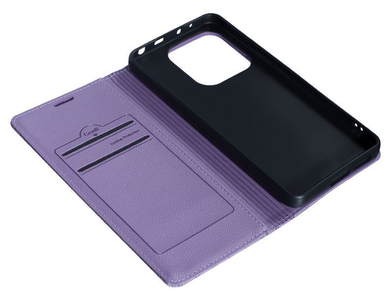 Чохол книжка Deluxe на Xiaomi Redmi Note 14 (4G) / фіолетовий 203268 фото