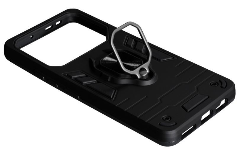 PC + TPU чохол New Transformer для Tecno Pova 6 (LI7) / чорний 202658 фото