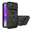 PC + TPU чехол Armor Camshield для Samsung Galaxy A05 / черный