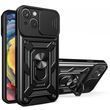 PC + TPU чохол Camshield armor для iPhone 15 / чорний 093650 фото