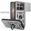 PC + TPU чохол Camshield armor для Xiaomi 15T Pro / срібний
