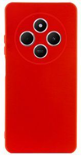 Чехол накладка TPU Liquid Silk для Xiaomi Redmi 14C / красный 201020 фото
