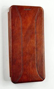 Чохол книжка Perforation book для Samsung Galaxy A55 коричневий 095784 фото