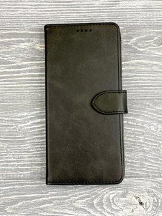 Шкіряний чохол книжка Retro на ZTE Blade V50 Design чорний 095978 фото