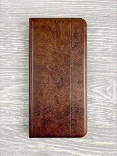 Чохол книжка New Elegant для Samsung Galaxy A03s (на самсунг а03с) коричневий 084395 фото
