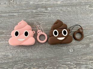 Чехол Turd Smile на Airpods (2 цвета) 017458 фото