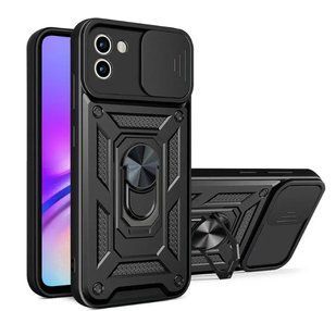 PC + TPU чехол Armor Camshield для Samsung Galaxy A05 / черный 094049 фото