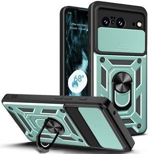 PC + TPU чохол Camshield armor для Google Pixel 8 / зелений 094606 фото