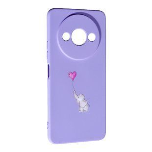 Чехол силиконовый Art case для Xiaomi Redmi A3 Elephant 096672 фото